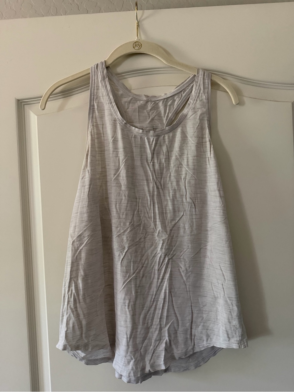 lululemon athletica Light Gray Racerback Tank